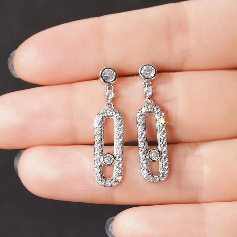 Aretes elegance con micro incrustaciones