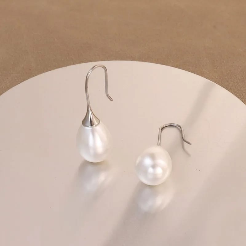 Aretes en forma de perlas