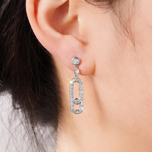 Aretes elegance con micro incrustaciones
